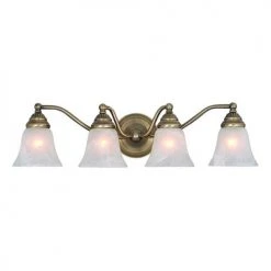Best reviews of ⭐ Patriot Lighting® Standford Antique Brass 4 Light Vanity Light 🌟