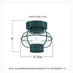Top 10 ✔️ Patriot Lighting® Shoalview Bronze 1-Light Outdoor Flush Mount Ceiling Light ⌛ 11 Top 10 ✔️ Patriot Lighting® Shoalview Bronze 1-Light Outdoor Flush Mount Ceiling Light ⌛ -Patriot Lighting Sales MND20325Q1 DIM