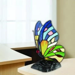 Discount ⭐ Patriot Lighting® Tiffany Style Butterfly Accent Lamp 🔥 -Patriot Lighting Sales MND3114A9