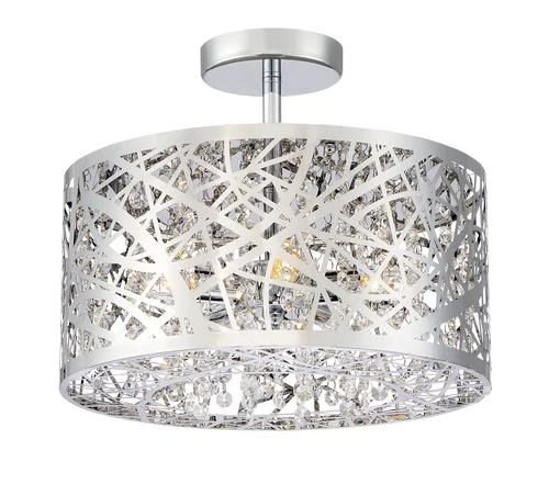 Hot Sale ⌛ Patriot Lighting® Elegant Home Braylen Chrome 5-Light Semi-Flush Mount Ceiling Light ✔️ 3 Hot Sale ⌛ Patriot Lighting® Elegant Home Braylen Chrome 5-Light Semi-Flush Mount Ceiling Light ✔️