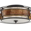 Deals 🤩 Patriot Lighting® Lorenzo Bronze 2-Light Flush Mount Ceiling Light 🧨 -Patriot Lighting Sales MND3407H 2