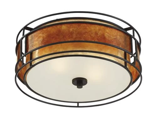 Deals 🤩 Patriot Lighting® Lorenzo Bronze 2-Light Flush Mount Ceiling Light 🧨 5 Deals 🤩 Patriot Lighting® Lorenzo Bronze 2-Light Flush Mount Ceiling Light 🧨 - Image 3