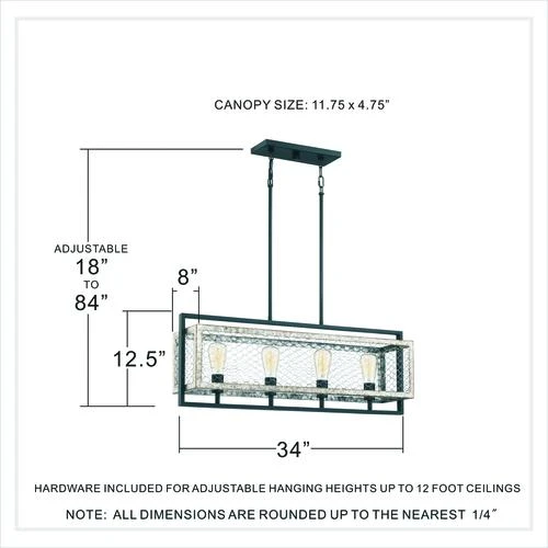 Buy ⌛ Patriot Lighting Elegant Home Patriot Lighting® Elegant Home Bastein Black 4 Light Island Light ✨ 10 Buy ⌛ Patriot Lighting Elegant Home Patriot Lighting® Elegant Home Bastein Black 4 Light Island Light ✨ - Image 8