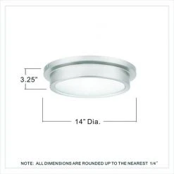 New 🛒 Patriot Lighting® Devin Brushed Nickel Integrated LED Flush Mount Ceiling Light ✨ 11 New 🛒 Patriot Lighting® Devin Brushed Nickel Integrated LED Flush Mount Ceiling Light ✨ -Patriot Lighting Sales MND4157A1 DIM