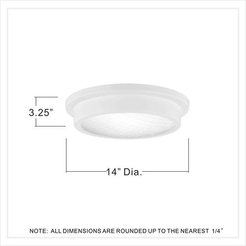Promo ❤️ Patriot Lighting® Devin Matte White Integrated LED Flush Mount Ceiling Light ✔️ 6 Promo ❤️ Patriot Lighting® Devin Matte White Integrated LED Flush Mount Ceiling Light ✔️ - Image 4