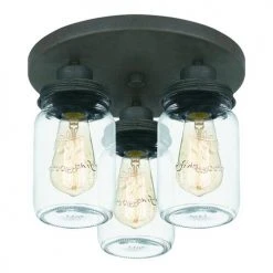 Top 10 ✨ Patriot Lighting® Wheland Matte Black 3-Light Semi-Flush Mount Ceiling Light 👍 8 Top 10 ✨ Patriot Lighting® Wheland Matte Black 3-Light Semi-Flush Mount Ceiling Light 👍 -Patriot Lighting Sales MND4244E 3