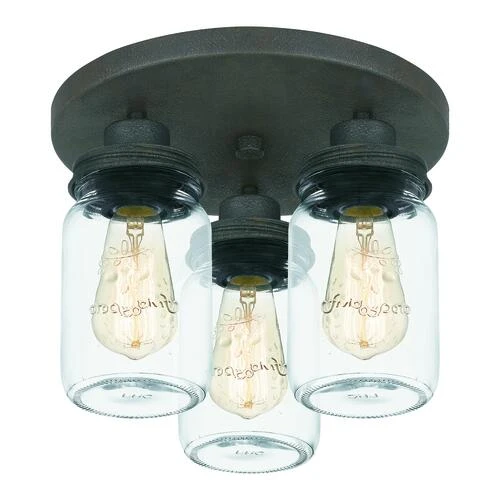 Top 10 ✨ Patriot Lighting® Wheland Matte Black 3-Light Semi-Flush Mount Ceiling Light 👍 5 Top 10 ✨ Patriot Lighting® Wheland Matte Black 3-Light Semi-Flush Mount Ceiling Light 👍 - Image 3