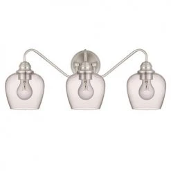 Best Pirce ⭐ Patriot Lighting® Shira Brushed Nickel 3-Light Vanity Light ⌛