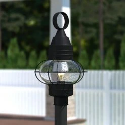 Best deal ❤️ Patriot Lighting® Chatham Textured Black Outdoor Post Light ✔️ -Patriot Lighting Sales OP21835TB L2