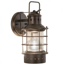 Budget ⭐ Patriot Lighting® Hyannis Burnished Bronze Outdoor Wall Light 😍