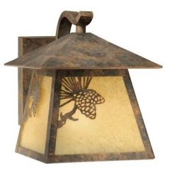 Coupon 🎉 Patriot Lighting® Whitebark Olde World Patina Outdoor Wall Light 🎁