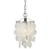 Best Pirce 👏 Patriot Lighting® Elsa Capiz Shell Satin Nickel Pendant ✔️ 2 Best Pirce 👏 Patriot Lighting® Elsa Capiz Shell Satin Nickel Pendant ✔️ -Patriot Lighting Sales P0141