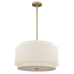 Flash Sale ❤️ Patriot Lighting® Burnaby Matte Brass 4 Light Pendant 🔥
