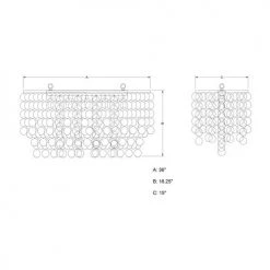 Best deal 🎁 Patriot Lighting® Elsa Satin Nickel 5 Light Chandelier 😍 11 Best deal 🎁 Patriot Lighting® Elsa Satin Nickel 5 Light Chandelier 😍 -Patriot Lighting Sales P0240 DWG