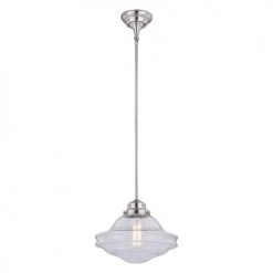 Best Pirce ⭐ Patriot Lighting® Huntley Satin Nickel 1 Light Pendant 🧨