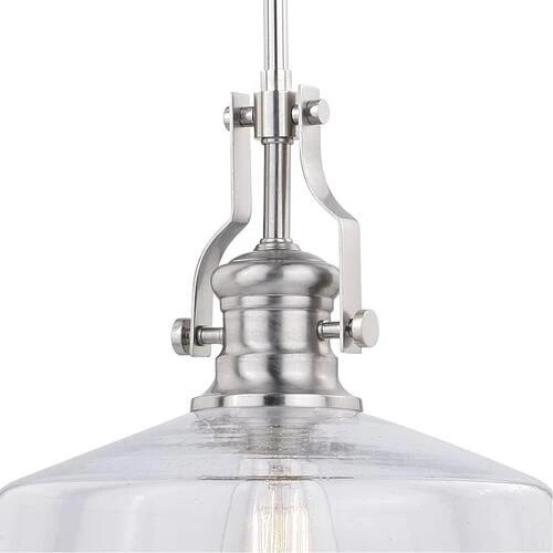 Hot Sale ⌛ Patriot Lighting® Beloit Satin Nickel Pendant ⌛ 6 Hot Sale ⌛ Patriot Lighting® Beloit Satin Nickel Pendant ⌛ - Image 4