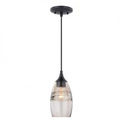 Outlet ❤️ Patriot Lighting® Milano Oil Rubbed Bronze Mini Pendant 🧨