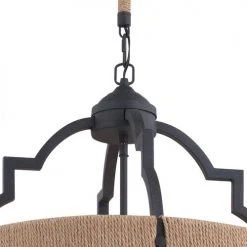 Best Pirce 👍 Patriot Lighting® Beaumont Textured Gray 4 Light Pendant 🛒 -Patriot Lighting Sales P0308 2