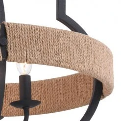 Best Pirce 👍 Patriot Lighting® Beaumont Textured Gray 4 Light Pendant 🛒 -Patriot Lighting Sales P0308 3