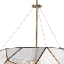 Hot Sale ⌛ Patriot Lighting® Euclid Aged Brass 5 Light Pendant ⌛ -Patriot Lighting Sales P0318 2