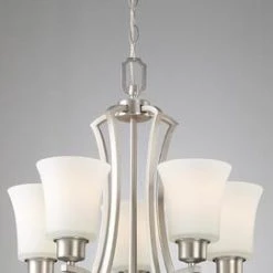 Cheapest 💯 Patriot Lighting® Opal Replacement Glass Shade For 5-Light Flamenco Chandelier ONLY ✔️