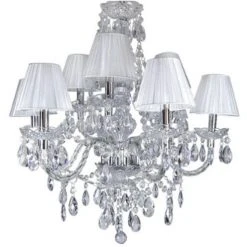 Best Pirce 🛒 Patriot Lighting® Replacement Fabric Shade For 9-Light Concerto Chandelier ONLY 💯