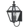Best Sale ⌛ Patriot Lighting® Nottingham Textured Black 3-Light Outdoor Wall Light 👍