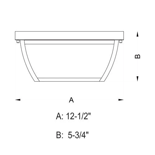 Brand new ⌛ Patriot Lighting® Granville Oil-Burnished Bronze 2-Light Outdoor Flush Mount Light 🎉 7 Brand new ⌛ Patriot Lighting® Granville Oil-Burnished Bronze 2-Light Outdoor Flush Mount Light 🎉 - Image 5