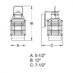 Buy 🔔 Patriot Lighting® Dualux® Hyannis Textured Black Outdoor Wall Light 🎁 -Patriot Lighting Sales T0254 DWG