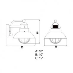 Budget 🥰 Patriot Lighting® Dualux® Harwich Textured Gray Outdoor Wall Light 🔔 11 Budget 🥰 Patriot Lighting® Dualux® Harwich Textured Gray Outdoor Wall Light 🔔 -Patriot Lighting Sales T0261 DWG