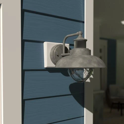 Budget 🥰 Patriot Lighting® Dualux® Harwich Textured Gray Outdoor Wall Light 🔔 5 Budget 🥰 Patriot Lighting® Dualux® Harwich Textured Gray Outdoor Wall Light 🔔 - Image 3