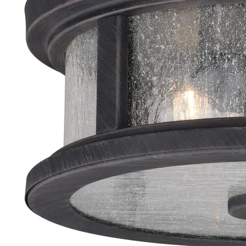 Brand new ⭐ Patriot Lighting® Cumberland Rust Iron 2-Light Outdoor Flush Mount Light 🤩 4 Brand new ⭐ Patriot Lighting® Cumberland Rust Iron 2-Light Outdoor Flush Mount Light 🤩 - Image 2