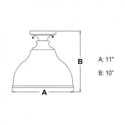 Budget 🧨 Patriot Lighting® Delano Oil-Burnished Bronze Outdoor Flush Mount Light ⭐ -Patriot Lighting Sales T0315 DWG