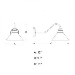 Wholesale 😉 Patriot Lighting® Outland Aged Iron Outdoor Wall Light 😍 -Patriot Lighting Sales T0351 DWG