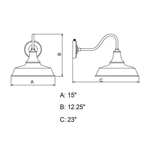 Deals 🤩 Patriot Lighting® Dorado Dark Bronze Outdoor Wall Light ❤️ 8 Deals 🤩 Patriot Lighting® Dorado Dark Bronze Outdoor Wall Light ❤️ - Image 6