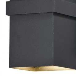 Buy ✨ Patriot Lighting® Lavage Textured Black LED Outdoor Wall Light 😀 -Patriot Lighting Sales T0397 1