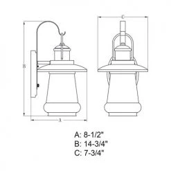 Brand new 💯 Patriot Lighting® Dualux® Bridgeport Oil-Rubbed Bronze Outdoor Wall Light ⌛ -Patriot Lighting Sales T0456 DWG