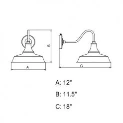 Buy ❤️ Patriot Lighting® Dorado Red Outdoor Wall Light 😀 -Patriot Lighting Sales T0487 DWG