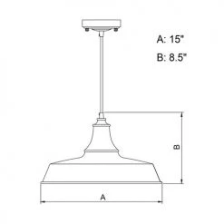 Brand new ⭐ Patriot Lighting® Dorado Red Outdoor Pendant Light 🌟 -Patriot Lighting Sales T0489 DWG