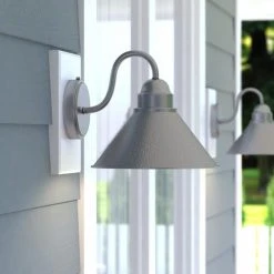 Coupon ❤️ Patriot Lighting® Outland Brushed Pewter Outdoor Wall Light 😍 -Patriot Lighting Sales T0490 L2