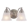 Budget 😀 Patriot Lighting® Standford Brushed Nickel 2 Light Vanity Light ⌛ 2 Budget 😀 Patriot Lighting® Standford Brushed Nickel 2 Light Vanity Light ⌛ -Patriot Lighting Sales VL35122BN