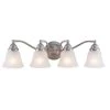 Brand new 🌟 Patriot Lighting® Standford Brushed Nickel 4 Light Vanity Light 🧨