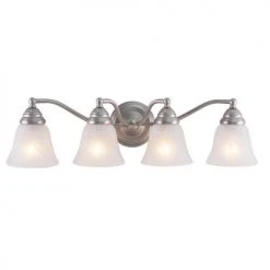 Brand new 🌟 Patriot Lighting® Standford Brushed Nickel 4 Light Vanity Light 🧨