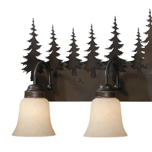 Brand new ⌛ Patriot Lighting® Yosemite Burnished Bronze 4 Light Vanity Light 😀 4 Brand new ⌛ Patriot Lighting® Yosemite Burnished Bronze 4 Light Vanity Light 😀 - Image 2