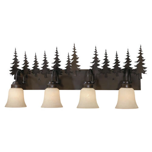Brand new ⌛ Patriot Lighting® Yosemite Burnished Bronze 4 Light Vanity Light 😀 3 Brand new ⌛ Patriot Lighting® Yosemite Burnished Bronze 4 Light Vanity Light 😀