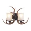 Best Sale 🤩 Patriot Lighting® Yoho Black Walnut 2 Light Antler Vanity Light ✔️