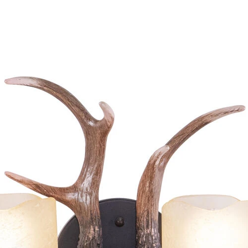 Best Sale 🤩 Patriot Lighting® Yoho Black Walnut 2 Light Antler Vanity Light ✔️ 6 Best Sale 🤩 Patriot Lighting® Yoho Black Walnut 2 Light Antler Vanity Light ✔️ - Image 4