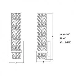 Best deal ⌛ Patriot Lighting® Vilo Satin Nickel 1 Light Vanity Light 💯 -Patriot Lighting Sales W0049 DWG