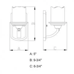 Best deal 😉 Patriot Lighting® Halifax Black Walnut 1 Light Vanity Light 🎉 -Patriot Lighting Sales W0146 DWG