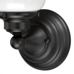 Brand new ⭐ Patriot Lighting® Huntley Oil Rubbed Bronze 1 Light Vanity Light ⌛ -Patriot Lighting Sales W0166 3